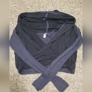 lululemon athletica Womens Navy And Blue Cardigan